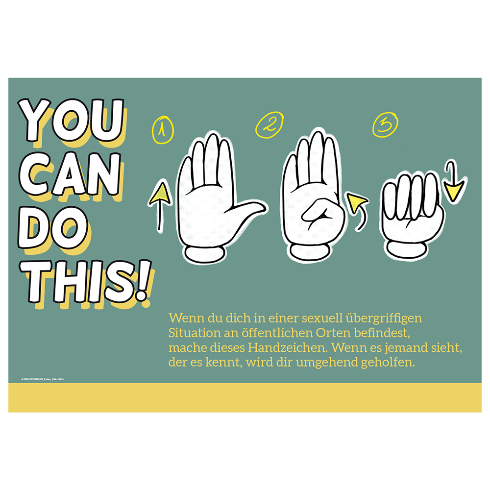 Plakat (DIN-A3) • Handzeichen - 