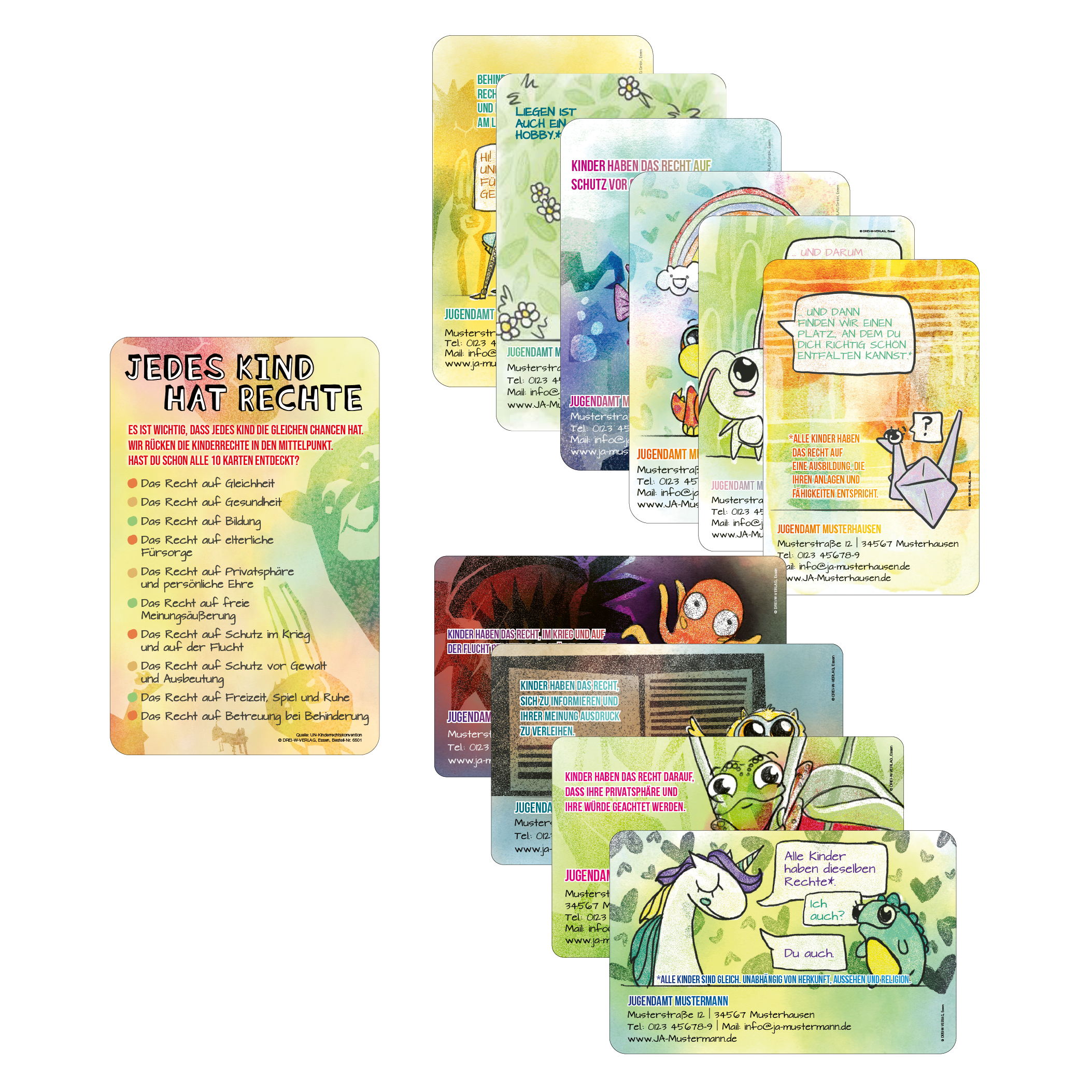 Kinder-Rechte-Sammelkarten